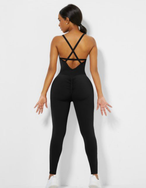 Strappy Back Yoga Bodysuit