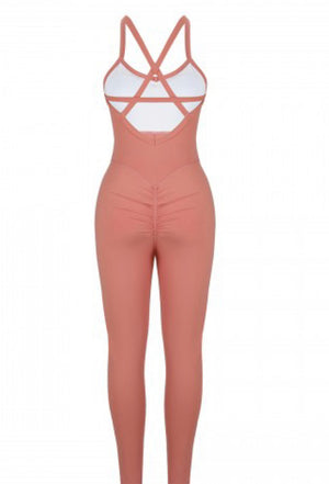 Strappy Back Yoga Bodysuit