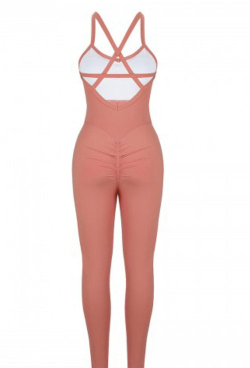 Strappy Back Yoga Bodysuit