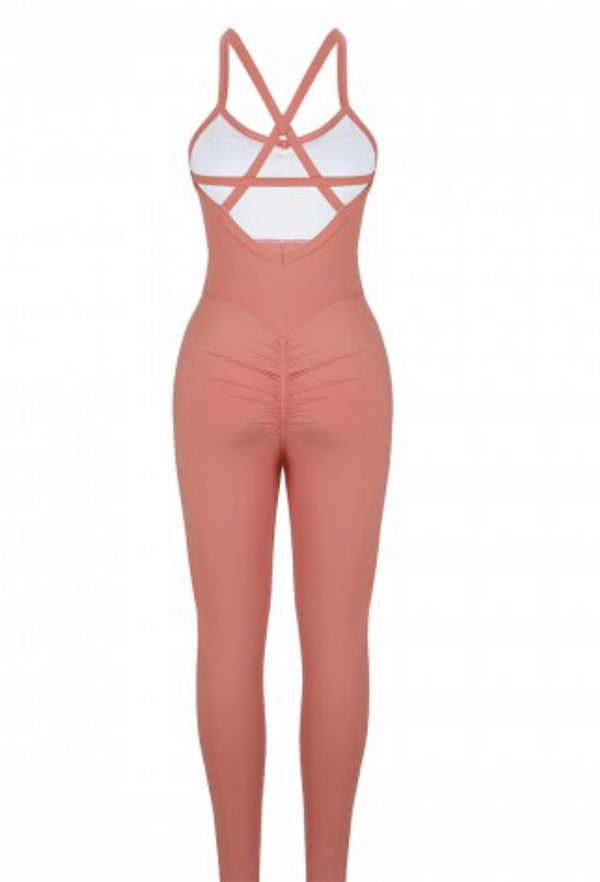 Strappy Back Yoga Bodysuit
