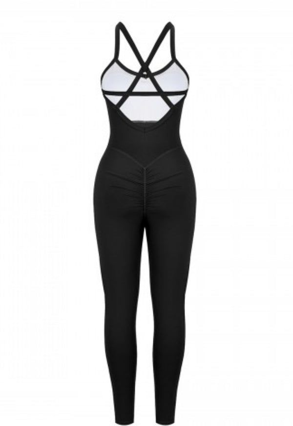 Strappy Back Yoga Bodysuit